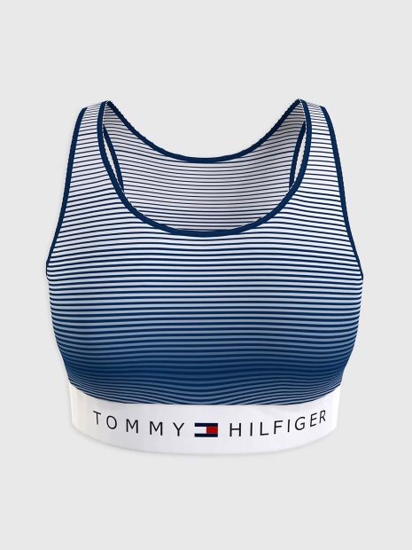 Комплект Tommy Hilfiger топ и трусики бикини 1159777637 (Синий, 3XL/XXL)