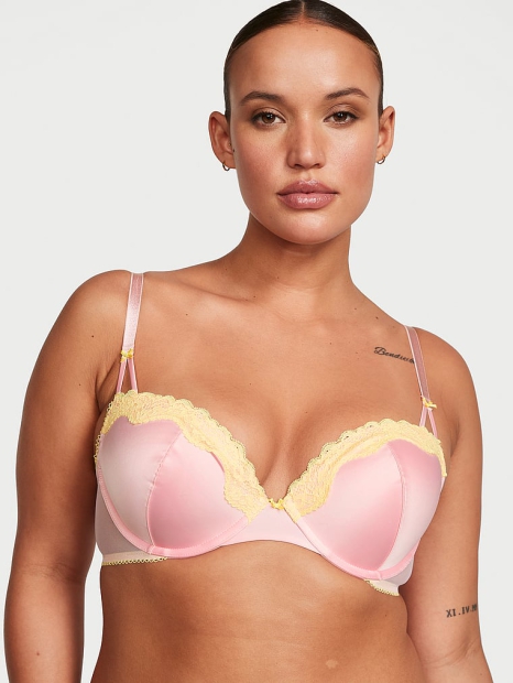 Жіночий комплект білизни Victoria's Secret 1159806080 (Рожевий, 32C/S)