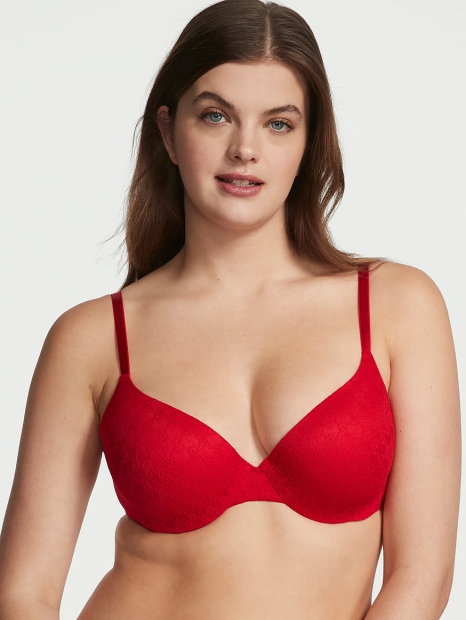 Комплект білизни Victoria's Secret бюст і трусики чіки 1159806194 (червоний, 32B)