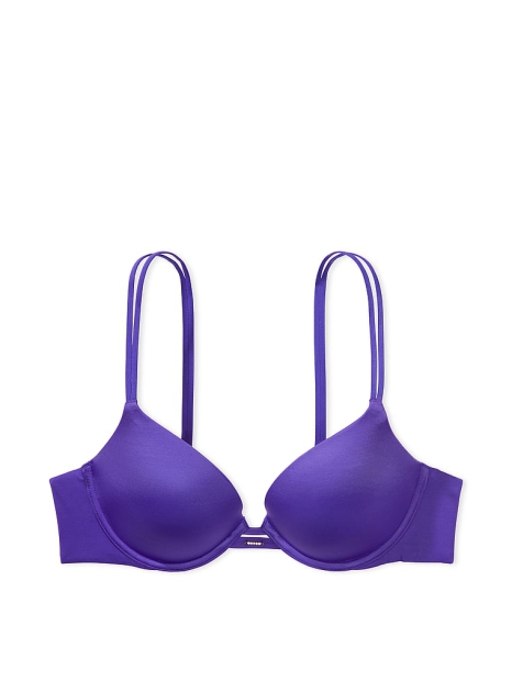 Эффектный комплект Victoria's Secret бюст Push-Up и трусики тонг 1159818889 (Фиолетовый 32C/XS)