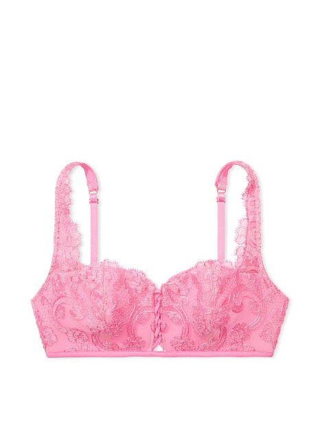 Комплект белья Victoria's Secret бралетт и трусики тонги 1159809279 (Розовый, XL)