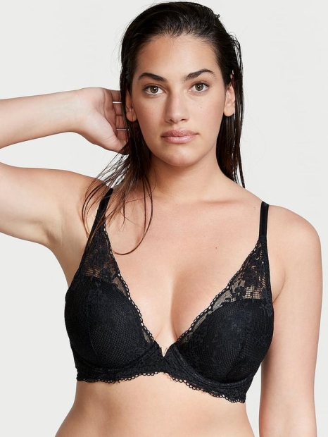 Шикарний комплект білизни Victoria's Secret ліф та трусики 1159813125 (Чорний, 44DDD/XXL)