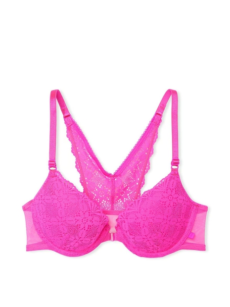 Комплект білизни Victoria's Secret ліф та трусики бікіні 1159813256 (Рожевий, 36D/L)