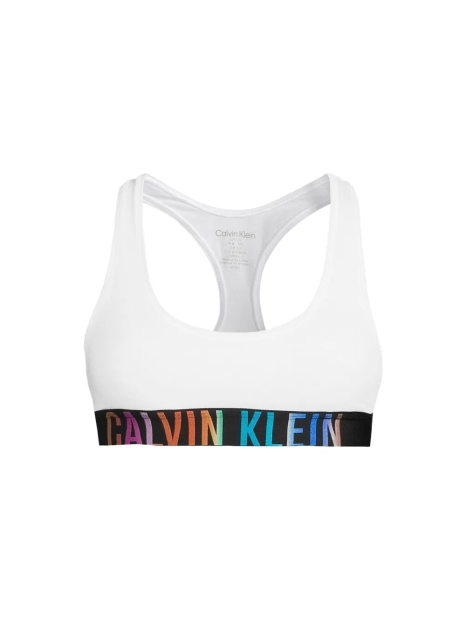 Женский комплект Calvin Klein топ и трусики тонг 1159814395 (Белый, M)