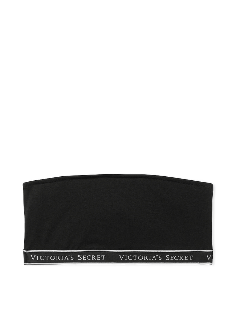 Комплект белья Victoria's Secret бандо и трусики танга 1159820121 (Черный M)