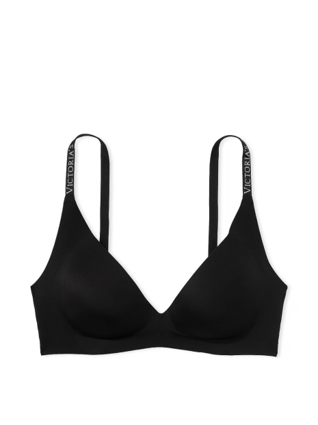 Жіночий комплект білизни Victoria&#39;s Secret ліф Push-Up та трусики тонг 1159824601 (Чорний S)