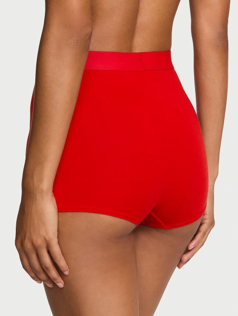 Жіночий комплект білизни Victoria's Secret ліф та трусики шортики 1159828882 (Червоний 34B/S)
