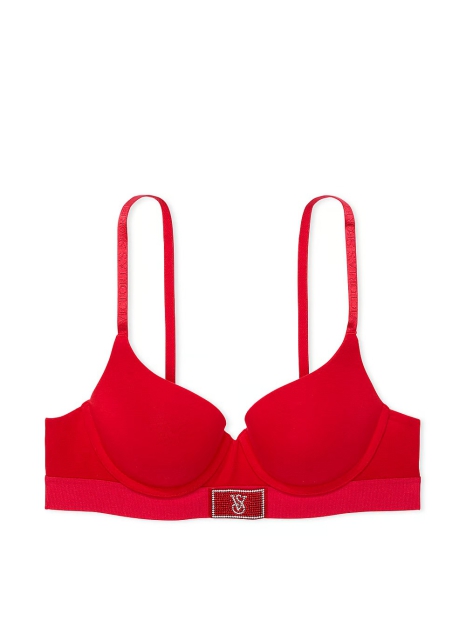 Жіночий комплект білизни Victoria's Secret ліф та трусики шортики 1159828882 (Червоний 34B/S)