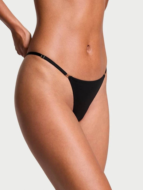 Шикарний комплект Victoria's Secret корсетний топ та трусики тонг 1159830123 (Білий S)