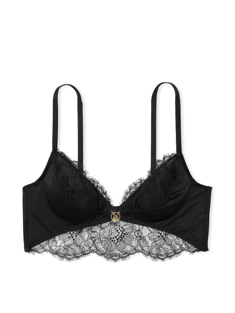 Шикарний комплект Victoria's Secret корсетний топ та трусики брифи 1159830341 (Чорний XS)