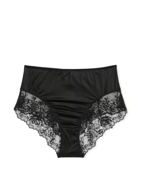 Шикарний комплект Victoria's Secret корсетний топ та трусики брифи 1159830341 (Чорний XS)