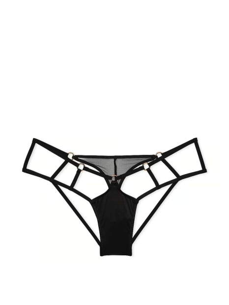 Ефектний комплект білизни Victoria's Secret погруддя та трусики чики 1159830735 (Чорний S)