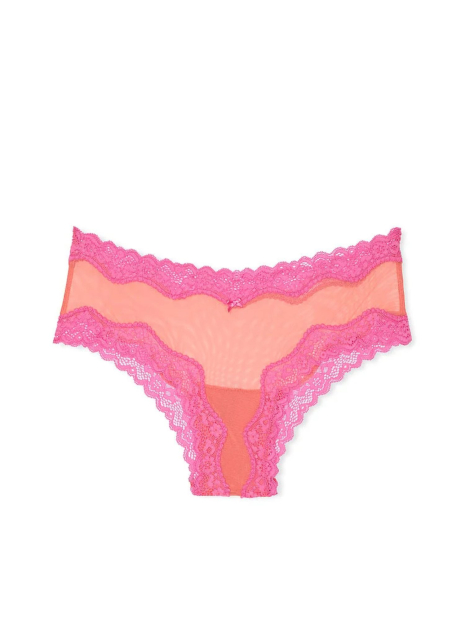 Мереживний комплект білизни Victoria's Secret погруддя та трусики чики 1159830855 (Помаранчевий 36C/L)