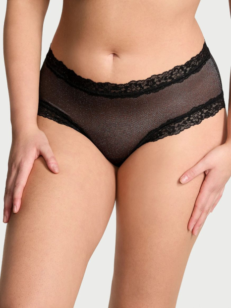 Шикарний комплект білизни Victoria's Secret ліф та трусики чики 1159830898 (Чорний M)