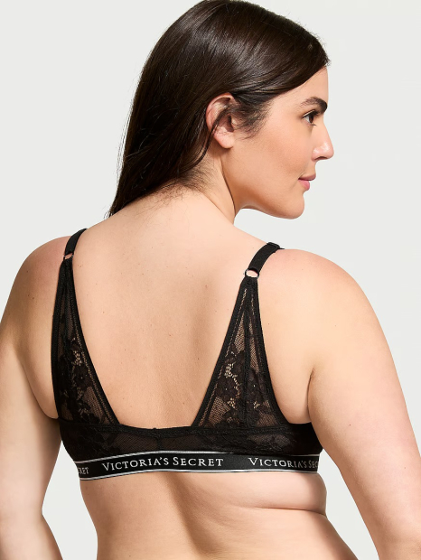 Жіночий комплект білизни Victoria's Secret ліф та трусики хіпхагери 1159830899 (Чорний 36C/L)