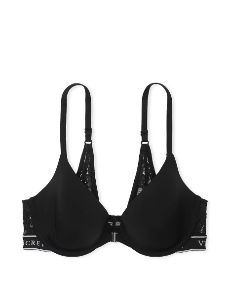 Жіночий комплект білизни Victoria's Secret ліф та трусики хіпхагери 1159830899 (Чорний 36C/L)