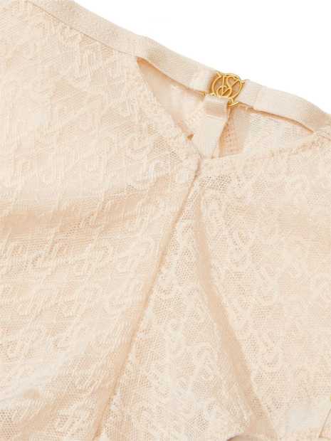 Комплект белья Victoria's Secret бюст и трусики чики 1159831158 (Бежевый L)