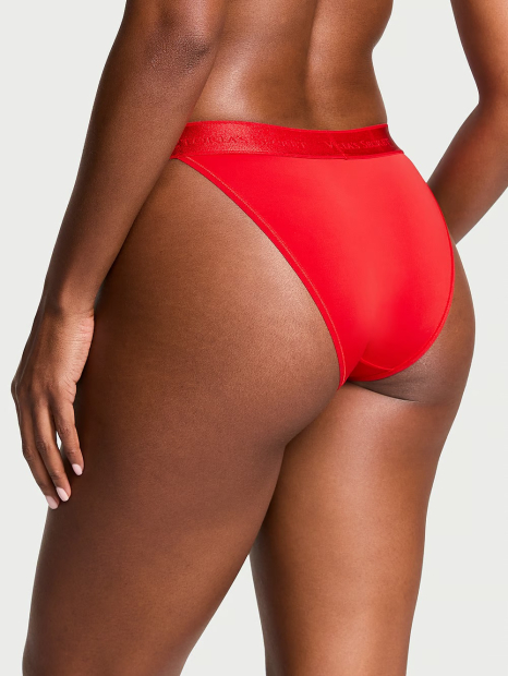 Женский комплект белья Victoria's Secret лиф и трусики танга 1159831379 (Красный 34B/S)