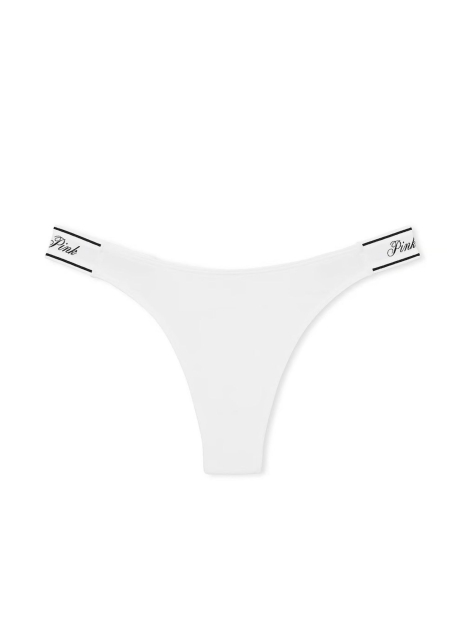 Жіночий комплект білизни Victoria's Secret PINK погруддя Push Up та трусики тонг 1159834319 (Білий 32C/S)