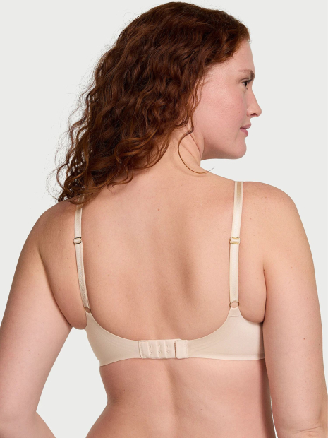 Комплект білизни Victoria's Secret погруддя та трусики тонг 1159831503 (Бежевий M)