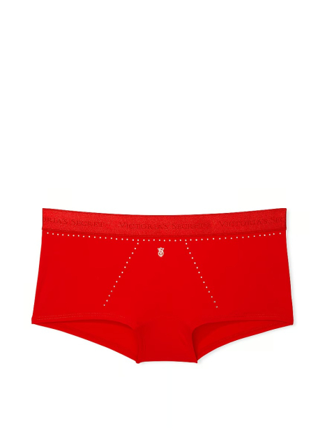 Женский комплект белья Victoria's Secret лиф и трусики шортики 1159831741 (Красный 34B/S)