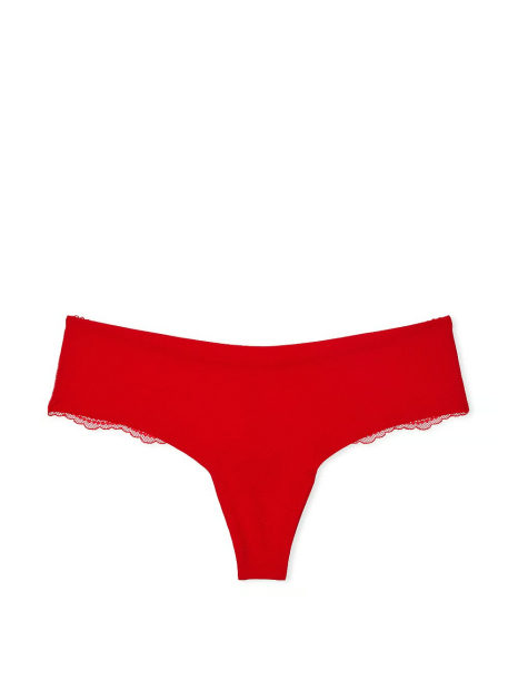 Комплект білизни Victoria's Secret ліф Push-Up та трусики тонг 1159831838 (Червоний 36B/M)