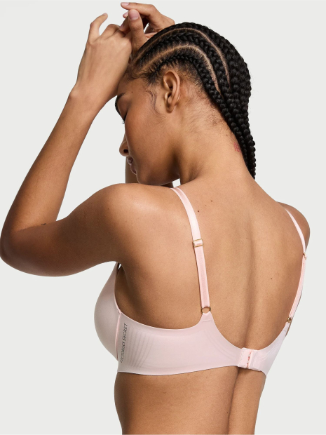 Комплект белья Victoria's Secret бюст и трусики тонг 1159831886 (Розовый XL)
