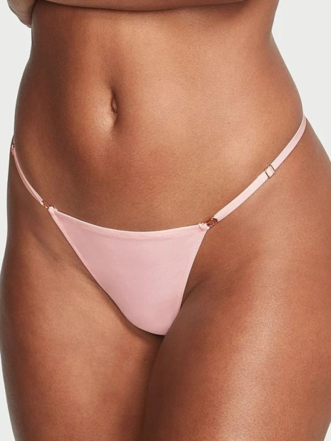 Комплект белья Victoria's Secret бюст и трусики тонг 1159831886 (Розовый XL)