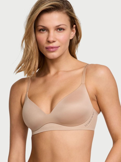 Комплект белья Victoria's Secret бюст и трусики чики 1159831895 (Бежевый L)