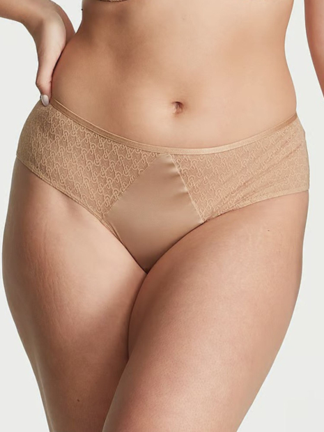 Комплект белья Victoria's Secret бюст и трусики чики 1159831895 (Бежевый L)