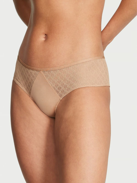Комплект белья Victoria's Secret бюст и трусики чики 1159831895 (Бежевый L)