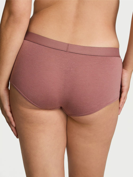 Женский комплект белья Victoria's Secret лиф Push-up и трусики шортики 1159831938 (Розовый 32C/S)