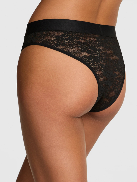 Ефектний комплект білизни Victoria's Secret Pink бюст Super Push-Up і бразиліани трусики 1159832091 (Чорний 36A/M)