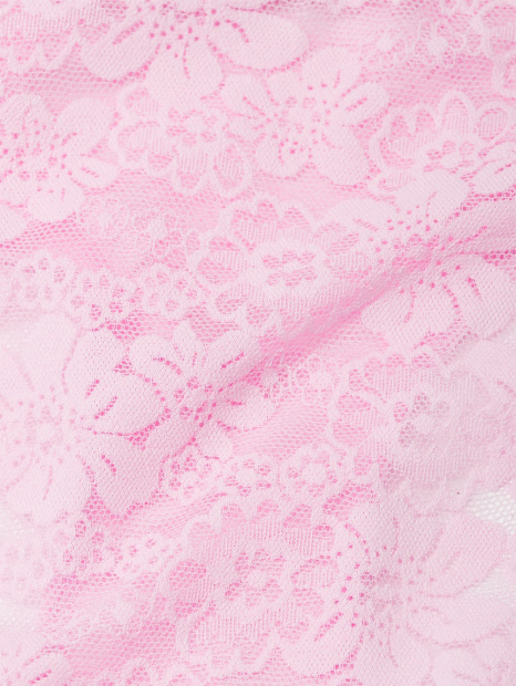 Кружевной комплект Victoria's Secret Pink бюстгальтер и трусики бразильяны 1159832177 (Розовый XL)