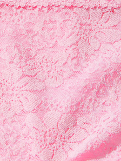 Кружевной комплект Victoria's Secret Pink бюстгальтер и трусики бразильяны 1159832177 (Розовый XL)