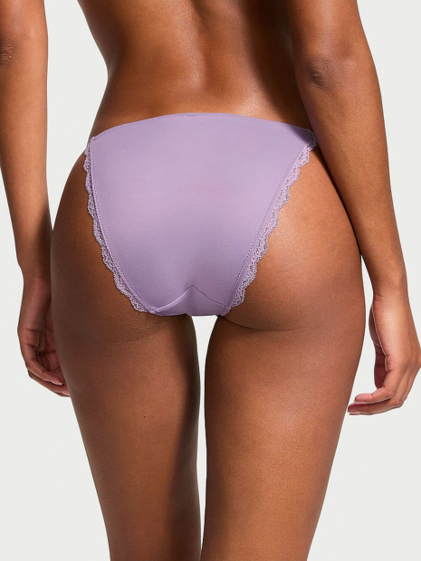 Женский комплект белья Victoria's Secret бралетт и трусики стринг бикини 1159832217 (Сиреневый XS)