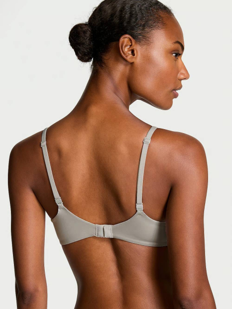 Комплект белья Victoria's Secret бюст и трусики стринги 1159832269 (Серый 36C/L)