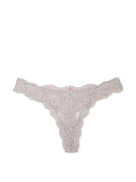 Комплект белья Victoria's Secret бюст и трусики тонг 1159832385 (Серый 32C/S)