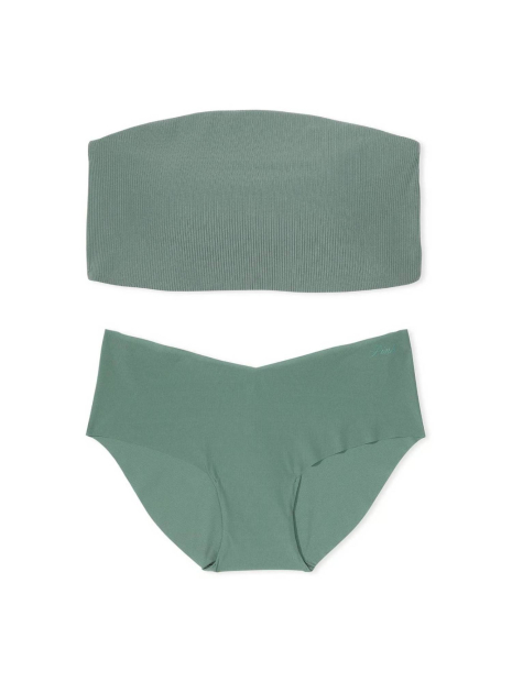 Комплект белья Victoria's Secret Pink бандо и трусики хипхаггеры 1159832898 (Зеленый M)