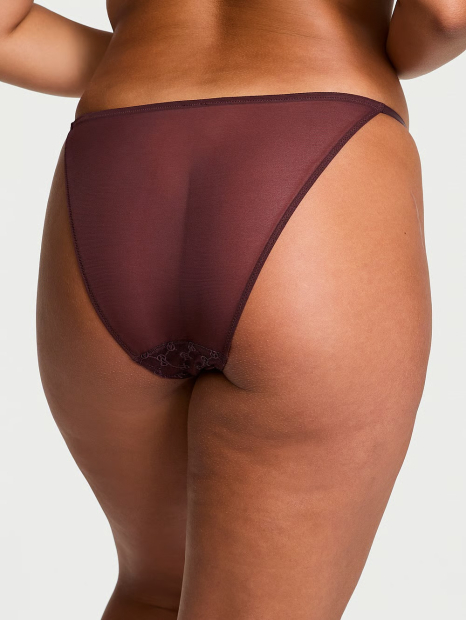 Комплект белья Victoria's Secret из искусственной кожи 1159833124 (Коричневый S)