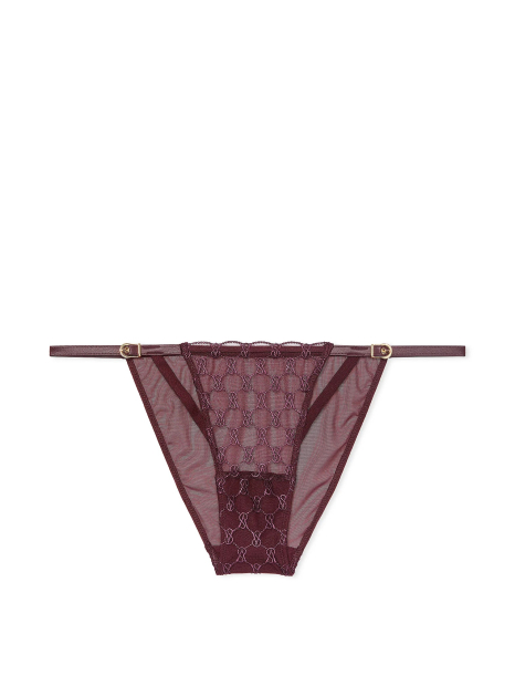 Комплект белья Victoria's Secret из искусственной кожи 1159833124 (Коричневый S)