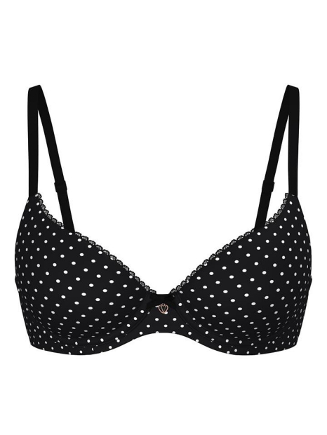 Женский комплект белья Victoria's Secret бюст и трусики стринги 1159833274 (Черный 34A/S)