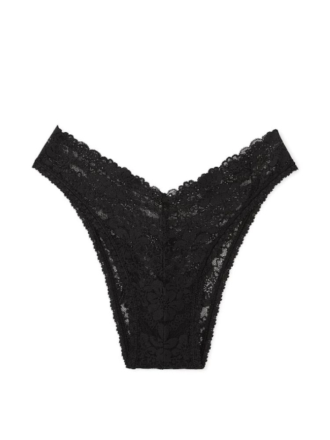 Комплект белья Victoria's Secret Pink бралетт и трусики бразильяны 1159833754 (Черный S)