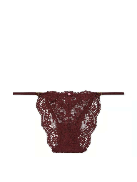 Шикарний мереживний комплект білизни Victoria's Secret бюст-корсет та трусики бікіні 1159833772 (Коричневий XL)