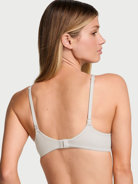 Комплект білизни Victoria's Secret погруддя та трусики тонг 1159833850 (Сірий 32A/XS)