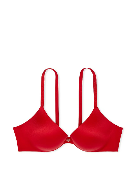 Комплект Victoria's Secret бюст Push-Up та трусики стрінги 1159833853 (Червоний 38C/L)