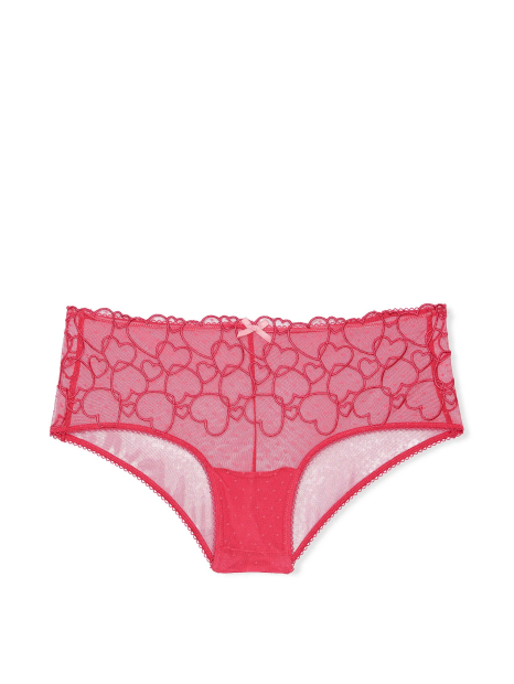 Комплект білизни з вишивкою Victoria's Secret Pink бралетт та трусики чики 1159833866 (Рожевий S)
