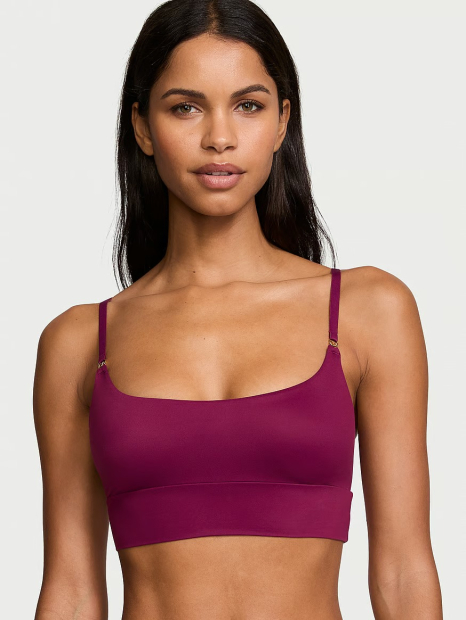 Жіночий комплект білизни Victoria's Secret бралетт та трусики чики 1159834023 (Бордовий XXL)