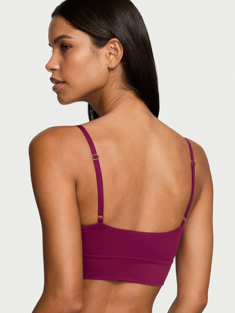 Жіночий комплект білизни Victoria's Secret бралетт та трусики чики 1159834023 (Бордовий XXL)