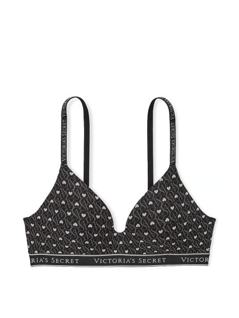 Жіночий комплект білизни Victoria's Secret бюст та трусики хіпхагери 1159834080 (Чорний 34A/S)